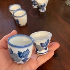 《未使用保管品》お銚子3本、お猪口2種×3個セットの画像