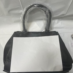 黒ハンドバッグ、ショルダーミニバッグの2点セットの画像