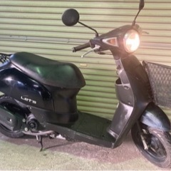 【売約済】実働 バリ溝 スズキ CA4AA レッツ インジェクションバイク 4スト 原付 スクーターの画像