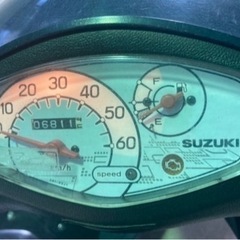 【売約済】実働 バリ溝 スズキ CA4AA レッツ インジェクションバイク 4スト 原付 スクーターの画像