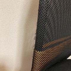 デスクチェア　オレンジ×黒の画像