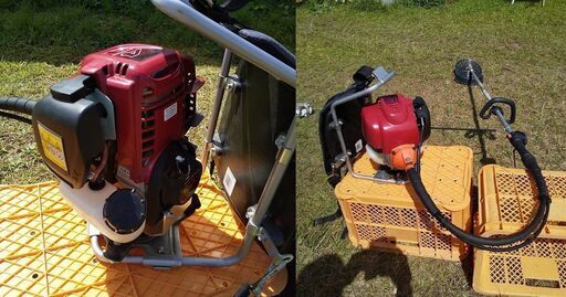 新古品カーツ 背負式4ストエンジン草刈機 XRP335-GX35 (35cc/ホンダGXエンジン搭載)　倉庫保管