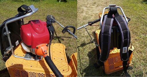 新古品カーツ 背負式4ストエンジン草刈機 XRP335-GX35 (35cc/ホンダGXエンジン搭載)　倉庫保管