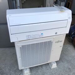 【動作保証あり】FUJITSU nocria 2017年 2.2kw 6畳用 冷暖房ルームエアコン AS-226TK【管理KR352】