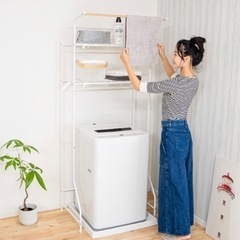 洗濯機ラックの画像