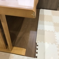 美品　ニトリ　天然木　ダイニングテーブル(サザナミ)の画像