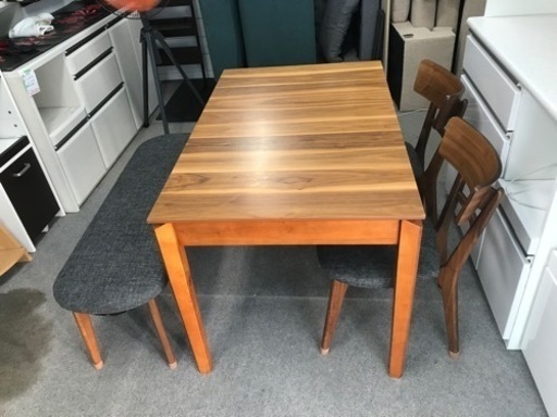 ダイニングセット　4人掛け　伸長式　程度良好　北欧　定価12万