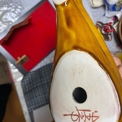 九谷焼　猿　置物の画像