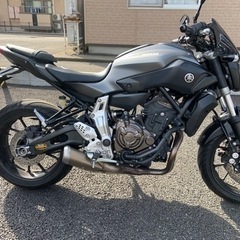 YAMAHA MT-07車検R6.5月 走行18,946km 分...