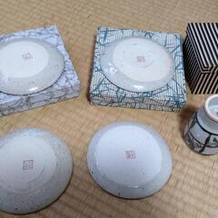 九谷焼の皿　湯呑　差し上げますの画像