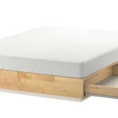 【定価¥69,990】IKEA クイーンサイズ ベッドフレーム ...