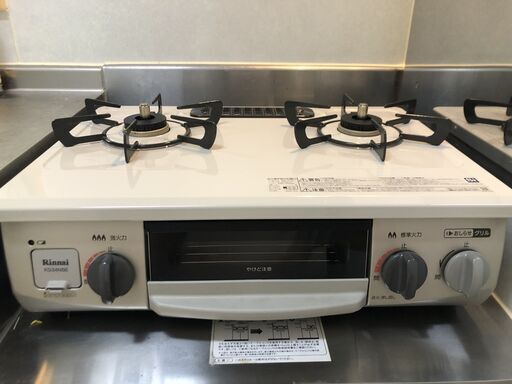 [お渡しする方決まりました]リンナイ ガスコンロ KG34NBE 都市ガス 左高火力