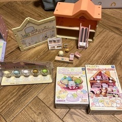 お早めに!すみっコぐらしセット⭐︎くっつきすみっコのおうちとお店とすみっコ、リーメント系2種セットの画像