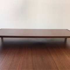 ニトリ　モニター台　ブラウン【東京都品川区北品川】