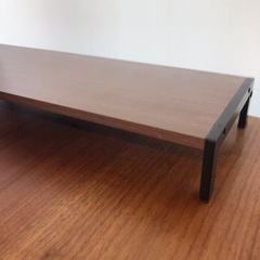 ニトリ　モニター台　ブラウン【東京都品川区北品川】の画像