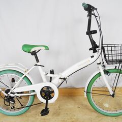 名古屋愛知県引き渡し限定発送不可折りたたみ自転車サイクル美品
