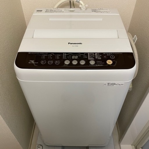 【決まりました】パナソニック　洗濯機　7kg