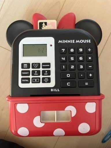 Disney ミニーちゃん ATM 貯金箱 パーソナルatm
