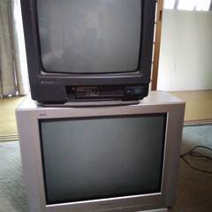 ブラウン管TV2台