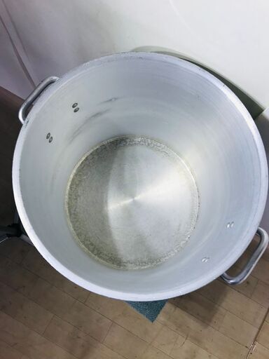 山口)下松市より　アルミマイスター　寸胴鍋48㎝　外径52.1㎝×深さ48㎝　約85L　BIZKC19H
