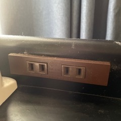 ベッド 木製 コンセント付きの画像