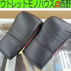 パンチング グローブ 大人用 赤×黒 キックボクシング サンドバ...