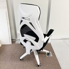 商談中【美品】リクライニングチェア DEVAISE オフィスチェア オットマン付 160° の画像