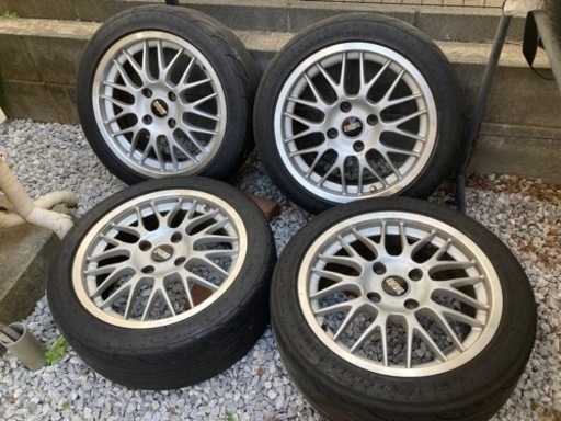 BBS 7j +40 4穴 205/45R16 PCD 114.3 コルト等