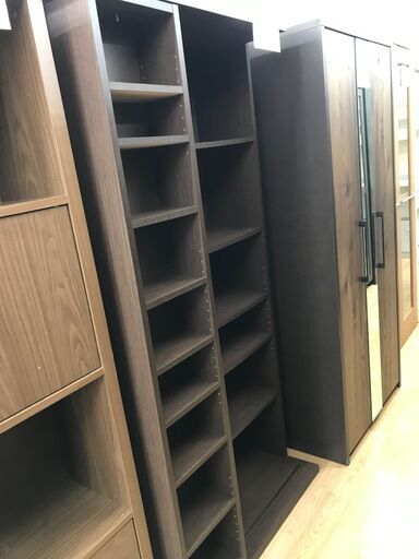 ★ジモティ割あり★  本棚 茶 H180×W88×D42 クリーニング済み KJ1639