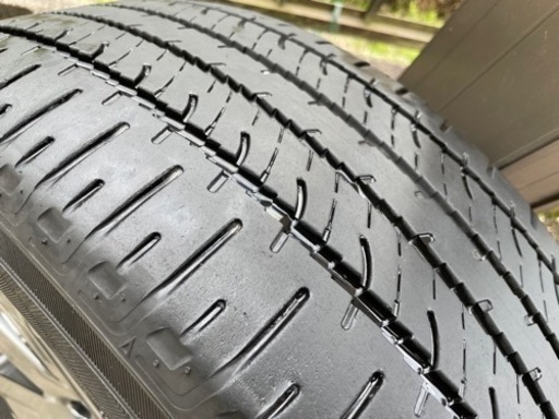 デリカD5 ジャスパー　純正ホイール（ダーククローム調仕様）タイヤセット