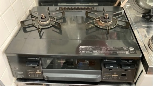 ガスコンロ リンナイ Rinnai 2口 都市ガス用
