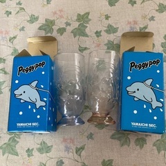 山一證券　グラス2個