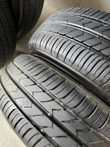 コンパクトカーに175/70R14バリ山アルミ４本セット