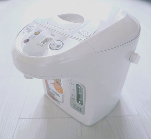 ピーコック　電動給湯ポット　春の新生活に！