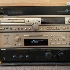 CD & MD & カセットデッキ、CD 100枚、NY FMカセットテープ4本、LA FM MDセット