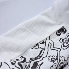 【未使用タグ付】 絡繰魂 長袖Tシャツ 龍神 Lサイズ 白 メンズ 綿100% 刺繍の画像