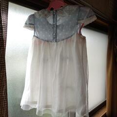  🟠春夏服　女の子110　ワンピース１枚の画像