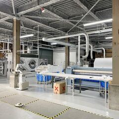 リネンクリーニング工場のスタッフ募集します！　未経験者優遇／将来は副工場長もの画像