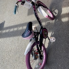 子供用自転車18インチ ピンクの画像