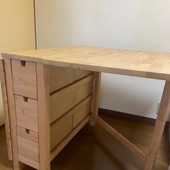 決定しました！折りたたみのテーブル