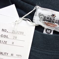 【未使用タグ付】 絡繰魂 長袖Tシャツ 銀龍 刺繍 Mサイズ ダークネイビーの画像