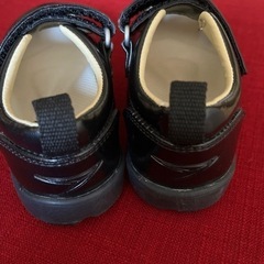 【再々値下げ！美品・良品】瞬足！そくいく！フォーマル黒　16センチ　女の子の画像
