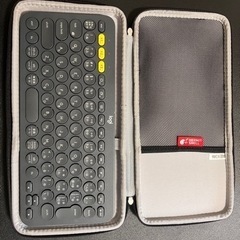 ワイヤレスコンパクトキーボード　ケース付き