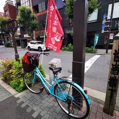 綺麗で綺麗な中古自転車だけで8000円 地下鉄浅草・蔵前駅の画像