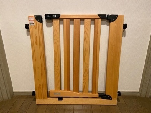 KATOJI ベビーゲート　木製73cm
