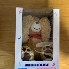 ミキハウス　動くぬいぐるみ　未使用です
