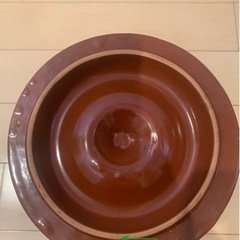 【貴重】常滑焼　久松窯　丸壺蓋付き2号の画像