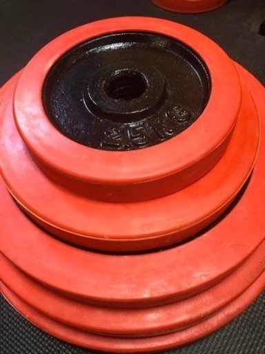 (売約済み)バーベルセット 合計120キロ超