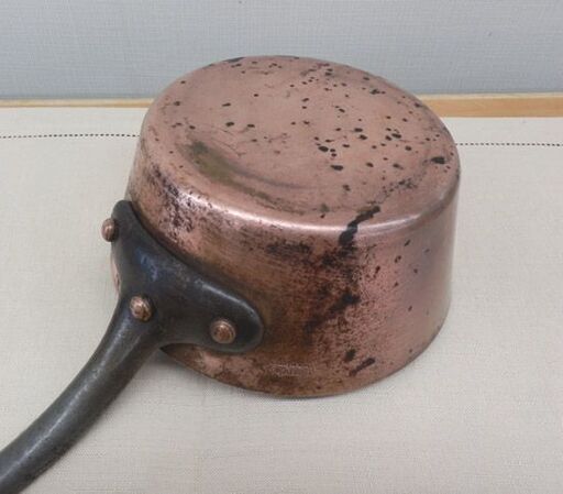 Mauviel ムヴィエール 銅製 片手鍋 巾16cm フランス製 使用感あり