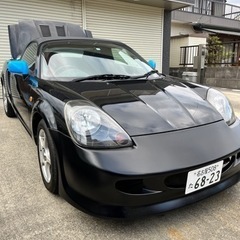 トヨタ MR-S 5MT 黒　小倉クラッチ　軽量フライホイール　強化クラッチ　黒　社外バンパーの画像